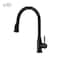 Kibi Napa Single Handle Pull Down Kitchen Sink Faucet KKF2005MB - alternate 1